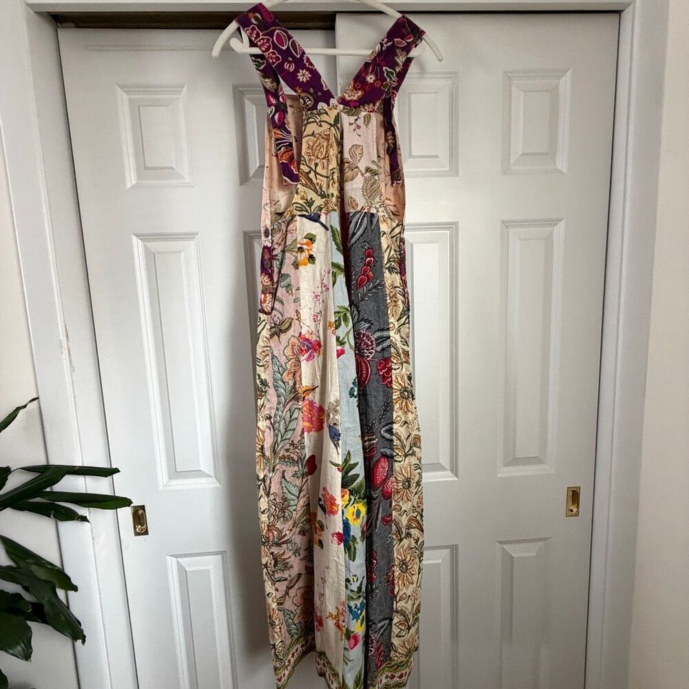 Boutique patch work jumpsuit - Picture 4 of 11